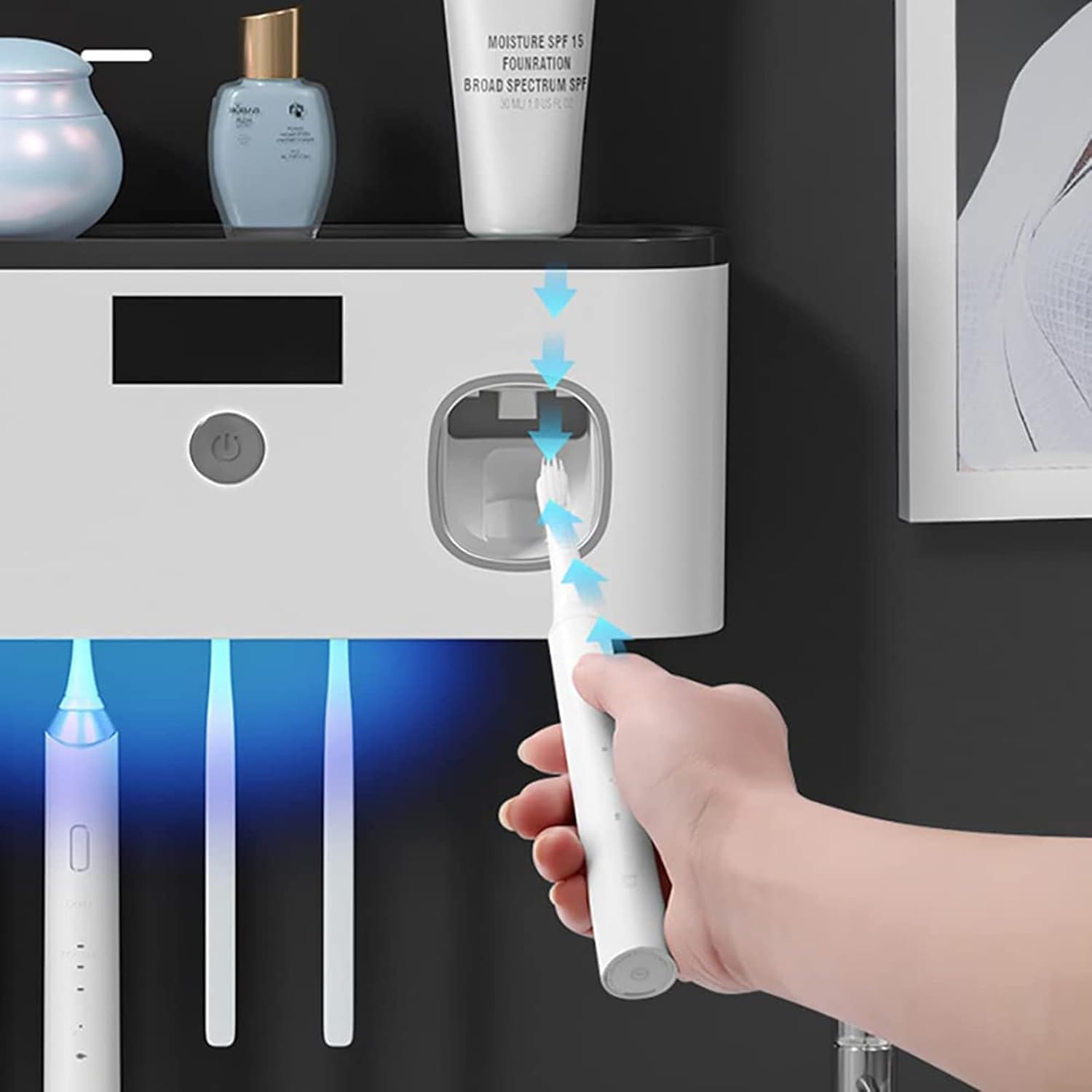 Smart Wall Toothbrush Organizer